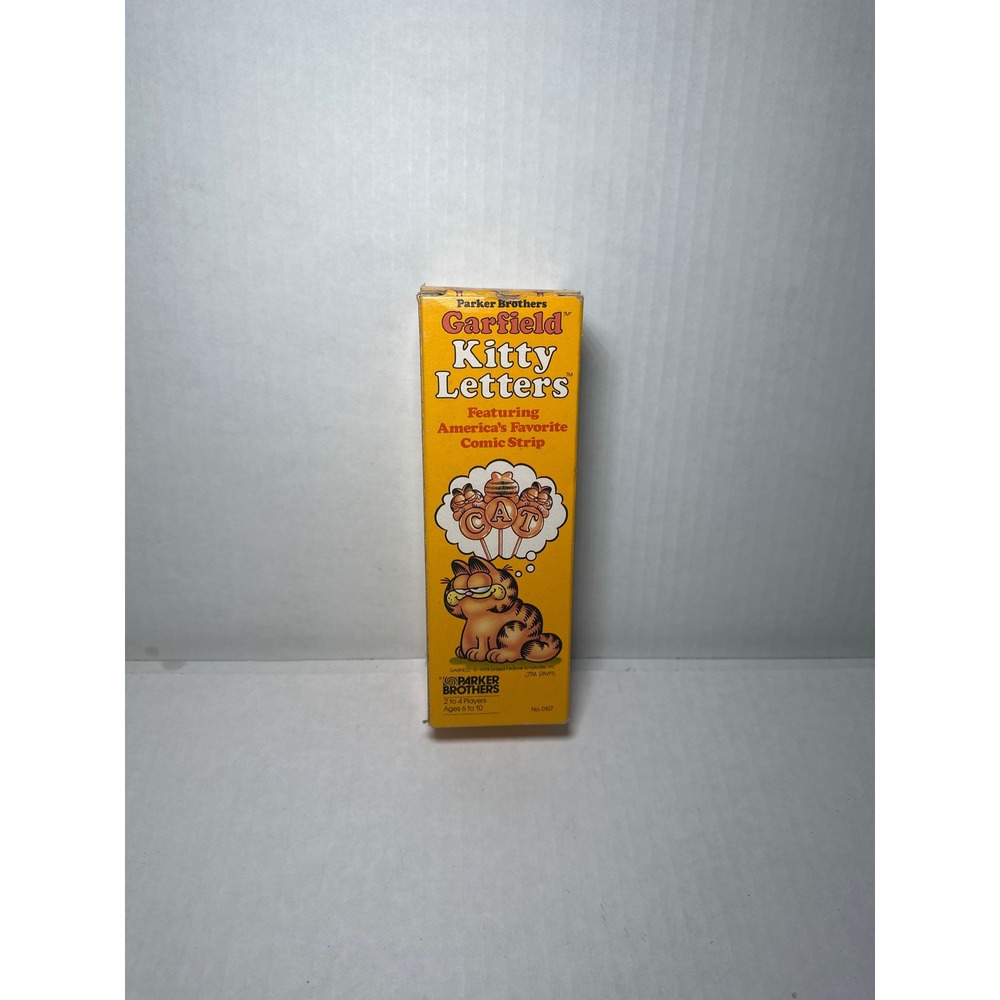 Vintage 1978 Garfield Kitty Letters Parker Brothers Word‎ Game No 0107 Retro